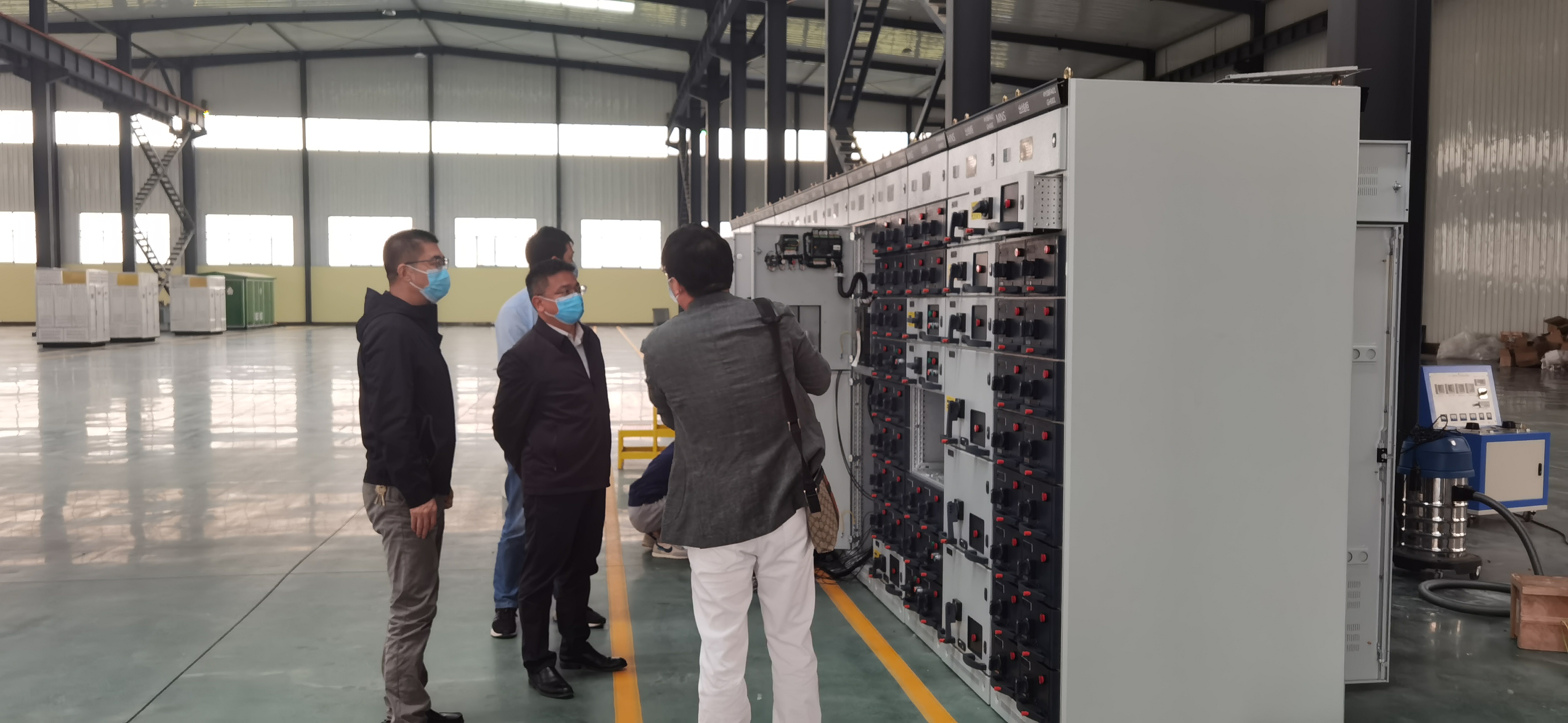 歡迎縣政府副縣長蒞臨我單位檢查指導工作